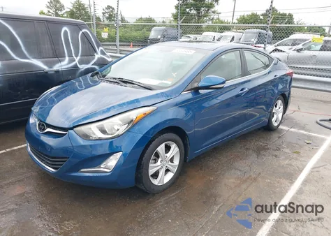 2016 Hyundai Elantra Value Edition z USA, uszkodzony, nr VIN KMHDH4AE5GU621292